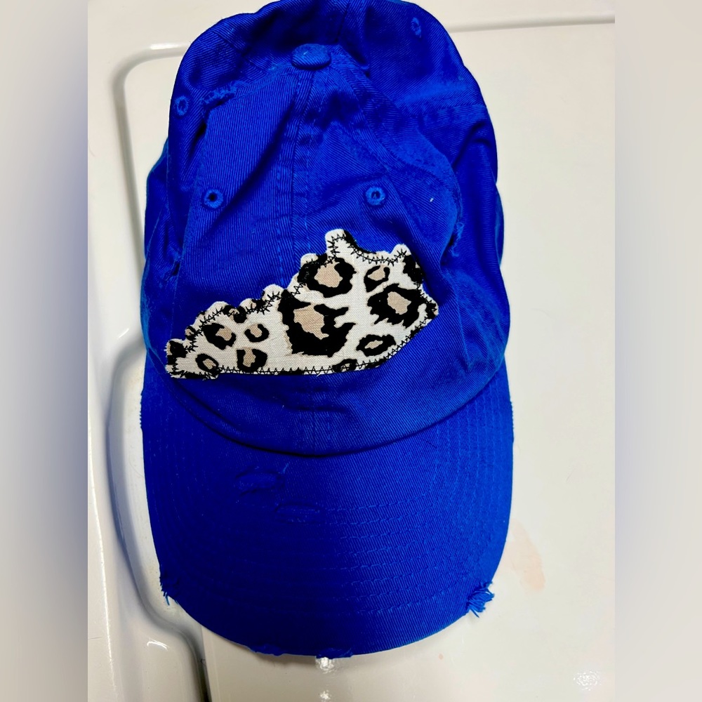 💙💙KENTUCKY 🧢 royal blue and animal print
